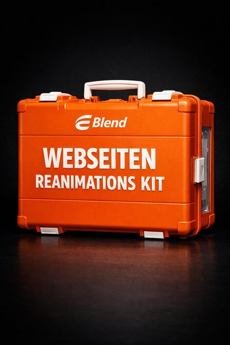 Illustration des Reanimations-Kits: Werkzeuge zur Auffrischung veralteter Webseiten