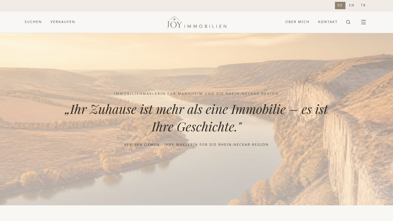 JOY Immobilien – Vorschau der Webseite joy-immobilien.com